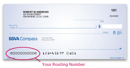 Routing Number On Check