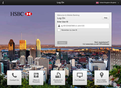 HSBC Mobile login